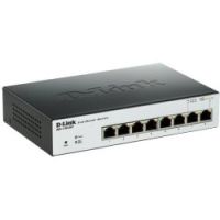 Logo Switch desktop easy smart 8 ports giga poe at 64w dgs1100-08p