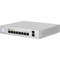 Logo Unifi switch 8 giga + 2 sfp poe 150w af/at/passif ub-us8-150