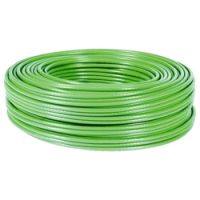 Logo Rouleau de 100m cble multibrins cat 5e f/utp vert c5srv100m