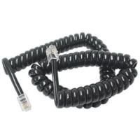 Logo Cble rj9 spirale noir extensible 3m 1351s