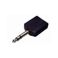 Logo Adaptateur stéréo jack-6,35mm.mâle/2x jack-6,35mm. femelle 3354657