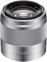 Logo Sony, produit r�f�rence : sel 50 f 18 ae
