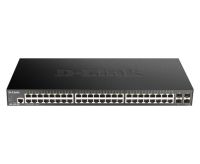 Logo 48 ports giga + 4 x 10g sfp+ dgs-1250-52x