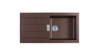 Logo Evier sirius - sid 611-100 tectonite chocolat