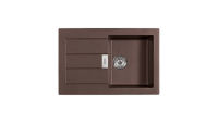Logo Evier sirius - sid611-78 tectonite chocolat