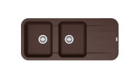 Logo Evier pebel - peg 621 fragranit+ chocolat