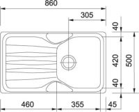 Logo Franke, produit r�f�rence : 024812