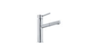 Logo Mitigeur mitigeur � douchette extractible  - inox - gaia