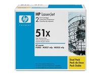 Logo Hp lot de 2 cartouches laser q7551xd 247170
