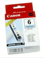 Logo Canon cartouche jet d'encre photo cyan pour imprimante bjc 8200 bci-6pc 674054