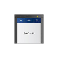 Logo Boitier sonnette rfid t25 gris fon. gris fonce mx-bell-core-dg