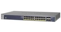 Logo 24 ports 10/100/1000 rj45 poe - switch manageable gsm7224p-100nes