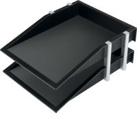 Logo Helit set de corbeilles � courrier 'the doubledecker line' 5639113