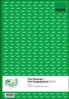 Logo Sigel formularbuch 'post-eingang/post-ausgang', a4, 50 blatt 8200050