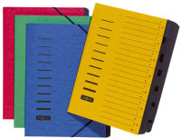 Logo Pagna ordnungsmappe, din a4, aus karton, 7 fcher, blau 62408102