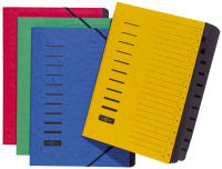 Logo Pagna ordnungsmappe, din a4, aus karton, 12 fcher, blau 62412202