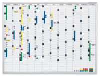 Logo Magnetoplan planning annuel, (l)900 x (h)600 mm, magntique 70000115
