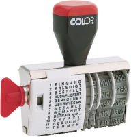 Logo Colop wortbandstempel 04000/wd, mit datum 62518038
