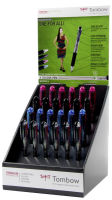 Logo Tombow stylo  bille 'reporter 4', prsentoir de 24 1230277