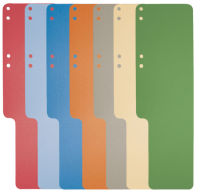 Logo Exacompta aktenschwnze, karton, 100 stck, rot 8700832