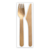 Logo Nature star set de couverts 'double', en bouleau, 3 pi�ces 6495689