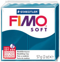 Logo Fimo pte  modeler soft, durcissant au four, bleu calypso 57890223
