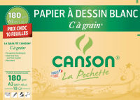 Logo Canson papier � dessin 'c' � grain, a3, prix choc 5299139