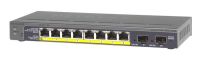 Logo Gigabit niveau 2  8 ports+ 2 - smart switch manageable 10p gs110tp-200eus