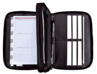 Logo Agenda-portefeuille duo modle 16500-1, a6, similicuir, noir 59447884