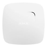 Logo Detecteur de fumee et temperature blanc fireprotect-w