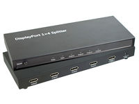 Logo 4-port displayport splitter dps14