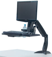 Logo Fellowes poste de travail assis-debout easy glide, noir 5382046