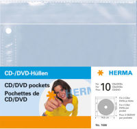 Logo Herma pochette perfore cd/dvd, pp,  archiver, 145 x 135 mm 6500527