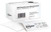 Logo Avery etiquette d'affranchissement, 140 x 45 mm, blanc 72111828
