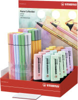 Logo Stabilo prsentoir de comptoir 'pastel collection' 95 pices 55500230