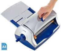 Logo Leitz plastifieuse � froid cs9, jusqu'au format a4,gris/bleu 80186410