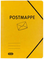 Logo Elba postmappe, din a4, karton, gelb 610102724