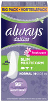 Logo Always dailies protge-slip slim multiform fresh 6430534