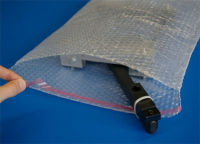 Logo Tap sac � bulles d'air, 300 x 500 mm, avec un rabat 8781754