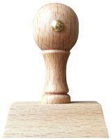 Logo Schmorrde tampon en bois, 10 lignes, avec poigne ronde, 62515905