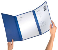 Logo Leitz bewerbungsmappe 'exklusiv', din a4, karton, dunkelblau 80397439