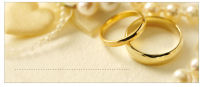 Logo Susy card cartes de nom - mariage 'anneaux' 11028586