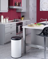 Logo Hailo poubelle bigbin touch 45, rond, 45 litres, blanc 6520112