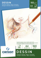 Logo Canson bloc papier dessin dessin, a3, 160 g/m2, blanc 5297677