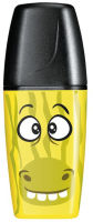 Logo Stabilo surligneur boss mini funnimals, jaune 5550017