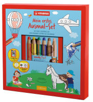 Logo Stabilo crayon multitalent woody 3 en 1, mon premier coffret 5550079