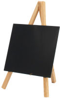 Logo Securit ardoise de table mini avec trépied, noir 70020246