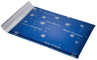 Logo Sigel enveloppe matelasse pour noel 'blue snowflake' 8203505