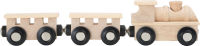 Logo Train en bois classique, nature 10333