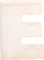 Logo Lettre en bois e 1222